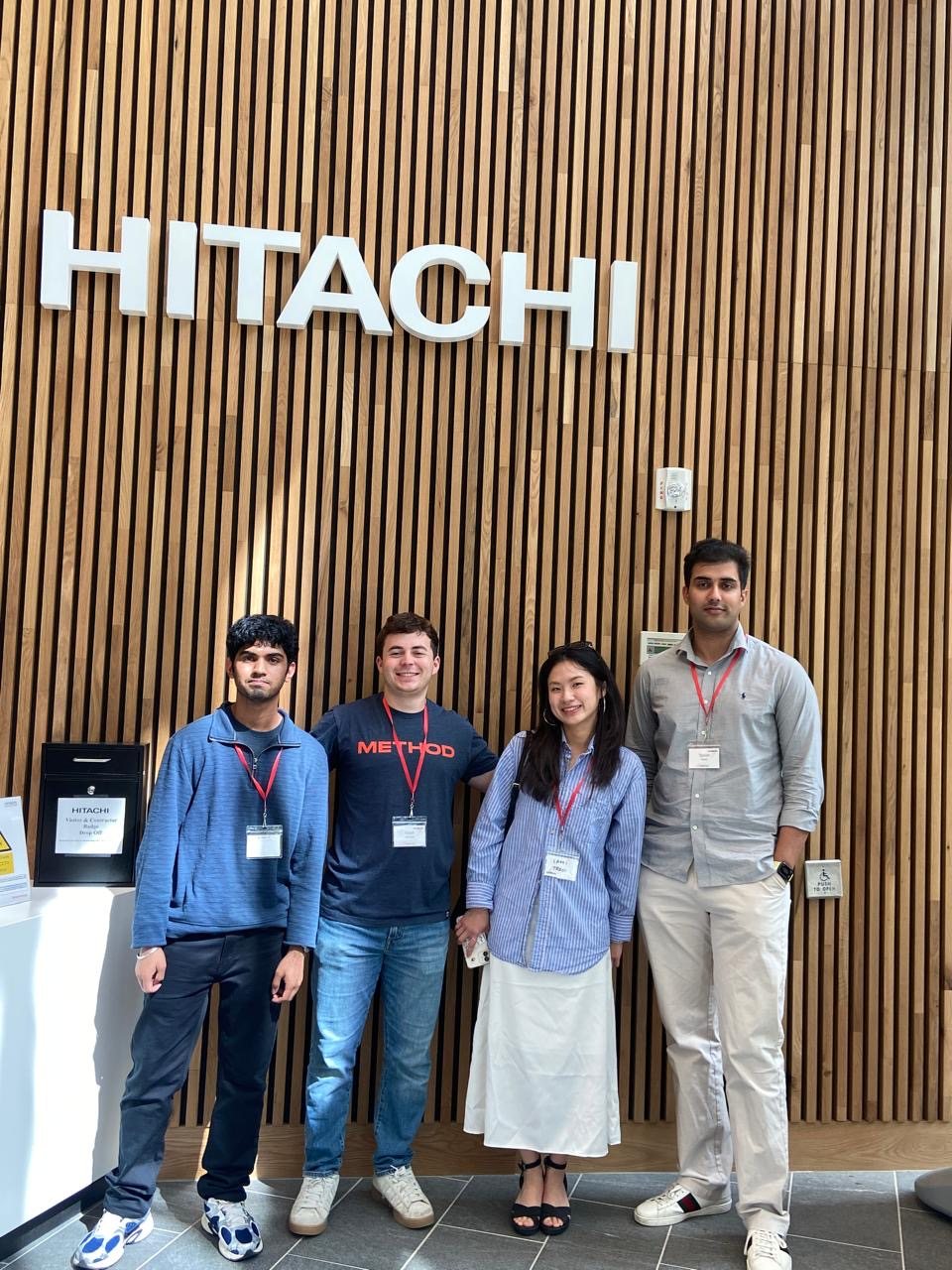 The residency pod at the Hitachi office